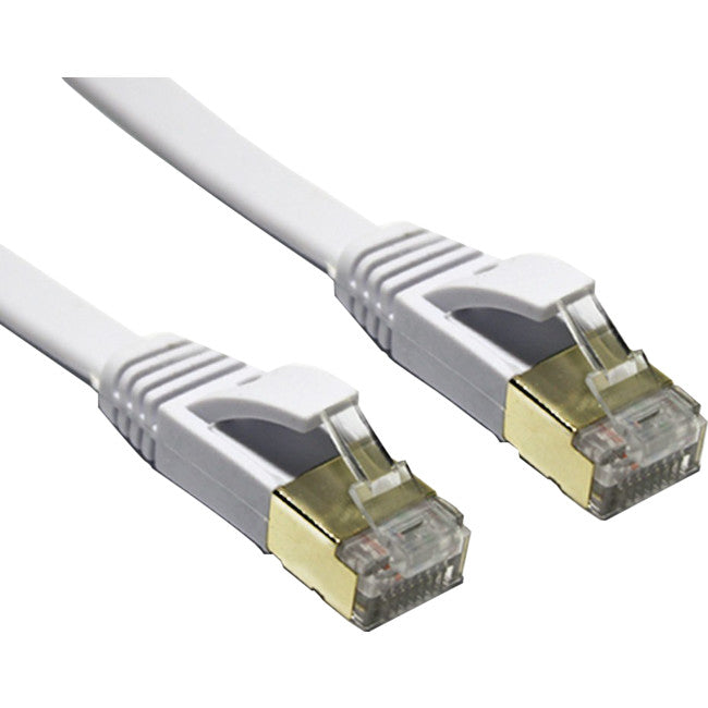 LC7470 FLAT 20M WHITE CAT7 PATCH LEAD 10GbE EDIMAX EDIMAX ED-EA3-200SFW