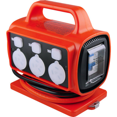 UR115/5RU 3X10A -2X15A SOCKETS -15A PLUG RCD PORTABLE POWER BLOCK ULTRACHARGE UR115/5RU-15A