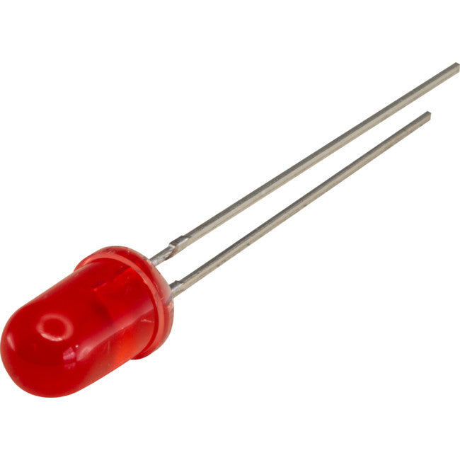 LT511 - RED-LED DIF-5MM 1.5MCD - 5MM RED LED GLOBE