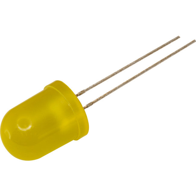 TLHY0400 - YEL-LED DIF-10MM 210MCD - 10MM YELLOW LED GLOBE