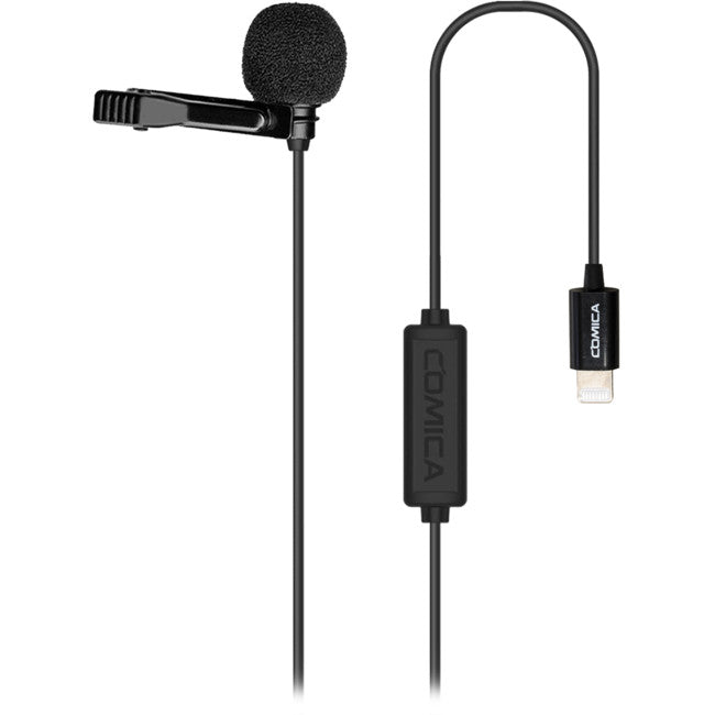 V01SPMI LAVALIER MICROPHONE FOR IPHONE WITH LIGHTNING INTERFACE 2.5M COMICA CVM-V01SPMI 2.5M