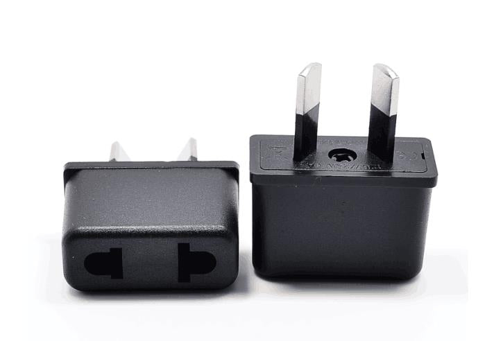 Travel Adapter Power Plug Universal UK/US/EU to AU AUS Australian 2 pin Converter SAA insulated pins