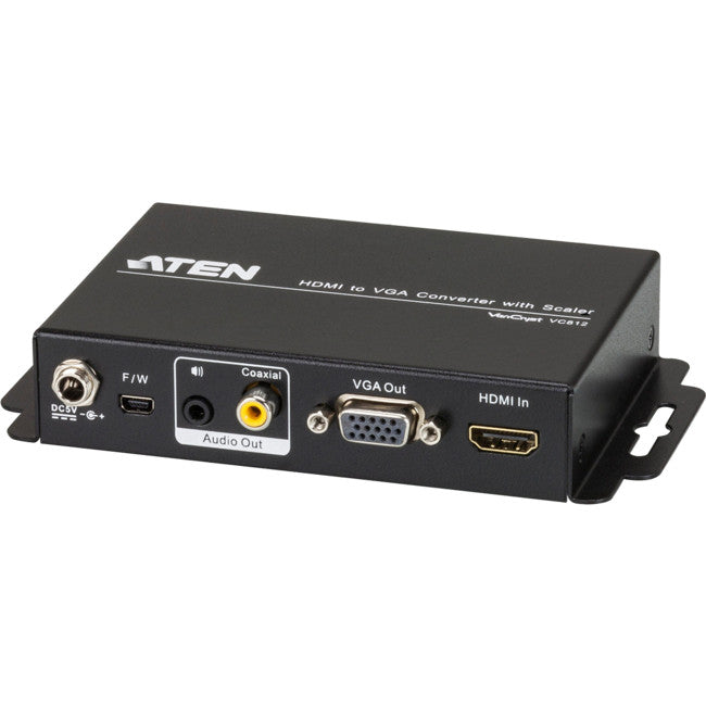 VC812 HDMI VGA CONVERTER WITH SCALER AUDIO ATEN VC812-AT