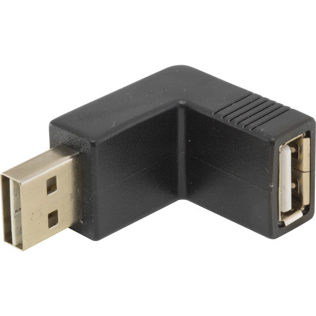 PA2311 - USB 2.0 RIGHT-ANGLE ADAPTOR - DOUBLE SIDED A PLUG TO SOCKET - PRO2