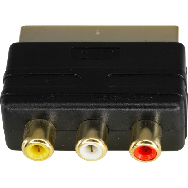 PA4230 SCART PLUG TO RCA SOCKETS SCART VIDEO ADAPTOR RESI-LINX