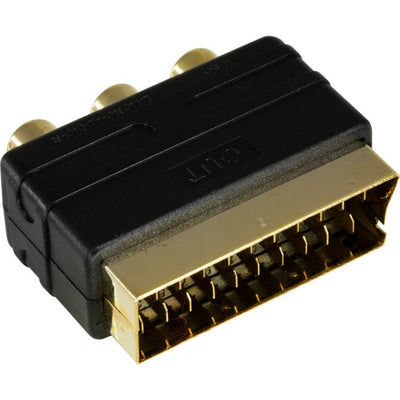 PA4230 SCART PLUG TO RCA SOCKETS SCART VIDEO ADAPTOR RESI-LINX