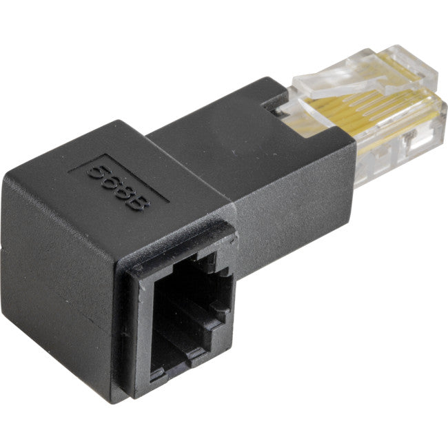 PA4406 - RIGHT ANGLE RJ45 8P8C ADAPTOR - RJ45 PLUG TO RJ45 SOCKET - PRO2