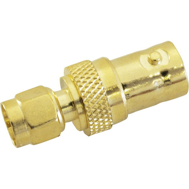 PA6690 SMA PLUG TO BNC SOCKET ADAPTOR - SMA O/D = 10MM JR6867