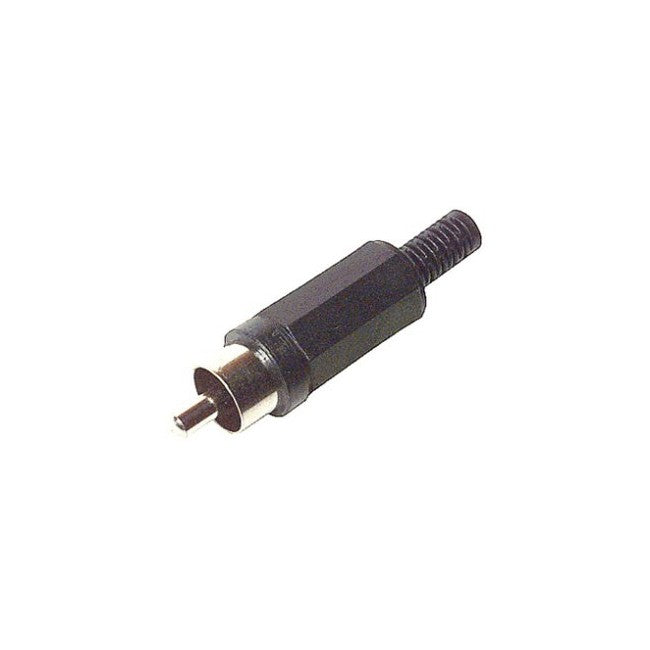 PD2901 PLASTIC RCA PLUG BLACK
