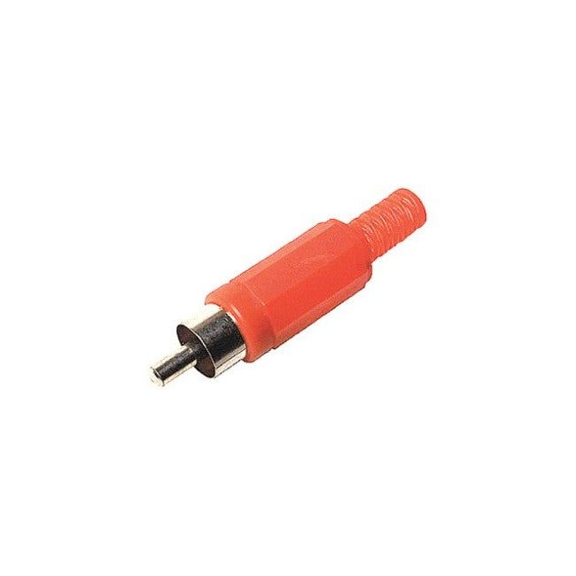 PD2902 PLASTIC RCA PLUG RED