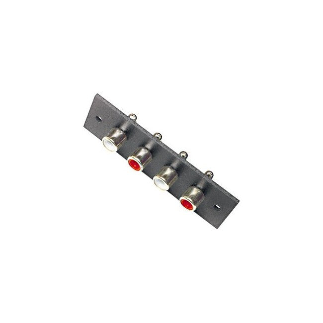 PD3549 - RCA SOCKET BAKELITE PLATE - 4X QUAD 4