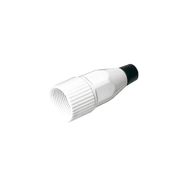 PD5221 XLR PLASTIC BACKSHELL WHITE AMPHENOL AC-NUT-WHI