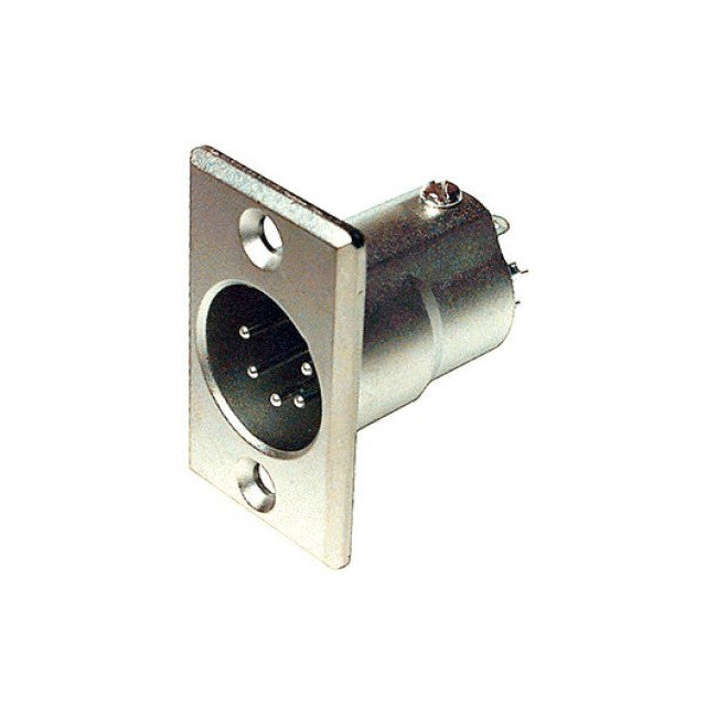 PD5357 5 PIN PANEL XLR PLUG METAL RECTANGULAR AMPHENOL AC5MPNZ