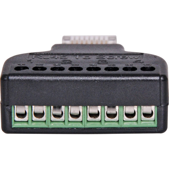 PK4008 - RJ45 SCREW TERMINAL MODULAR - PLUG 568A WIRING