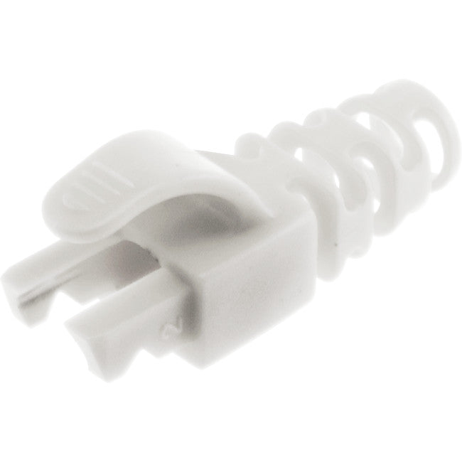 PK4030 - 6.5MM WHITE RJ45 RUBBER BOOT - FOR CAT5E/6 STYLE B - DOSS