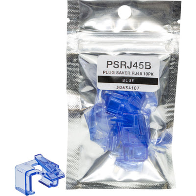 PSRJ45B PLUG SAVER RJ45 10PK BLUE T3