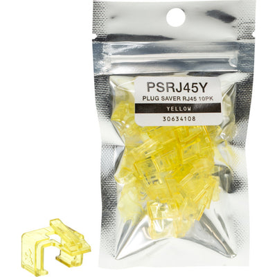 PSRJ45Y PLUG SAVER RJ45 10PK YELLOW T3