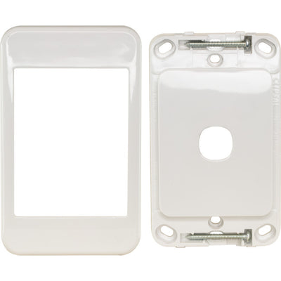 PK4591 1 GANG WALL PLATE WHITE CLIPSAL 2000 SERIES CLIPSAL CLI2031VHWE