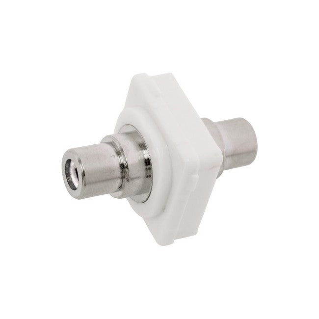 PK4670 - WHITE RCA SOCKET TO SOCKET - INSERT TO SUIT CLIPSAL GOLD - PRO2