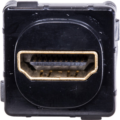 PK4704 HDMI TO HDMI INSERT BLACK STRAIGHT THROUGH SUITS CLIPSAL PRO2 05BC6BK