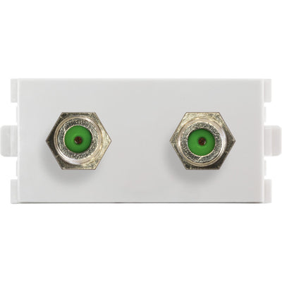 MWI13FF2 DUAL 'F' MODULE FOR MW13FR FOXTEL APPROVED 'F' SOCKET X 2 PRO2