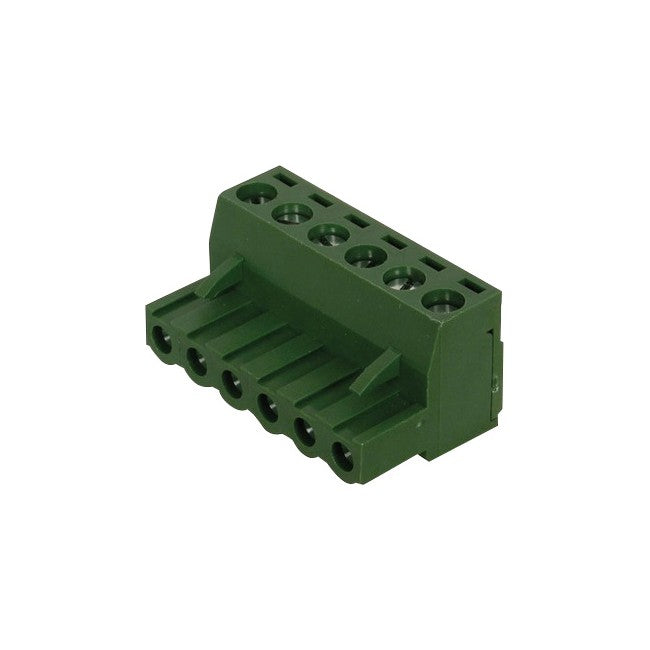PM1206 - 6 WAY PHOENIX CONNECTOR - 6 PIN GREEN PLUG