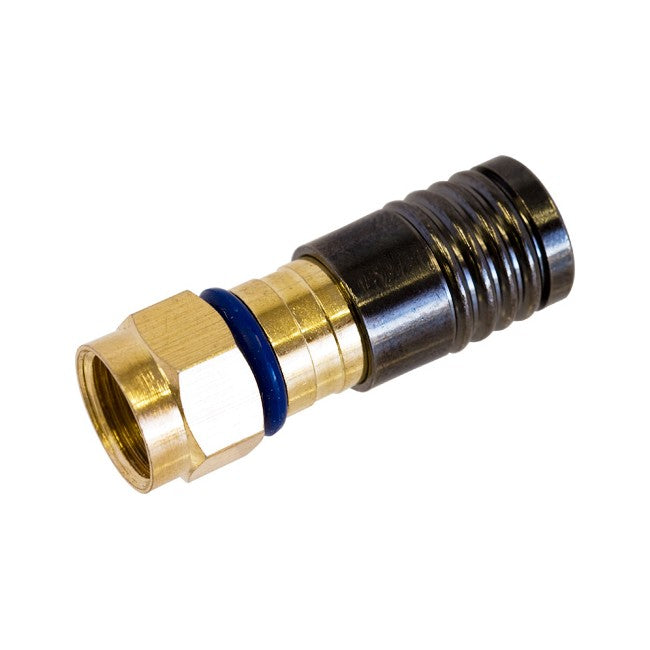 PR0982 GOLD 'F' COMPRESSION PLUG TO SUIT RG59