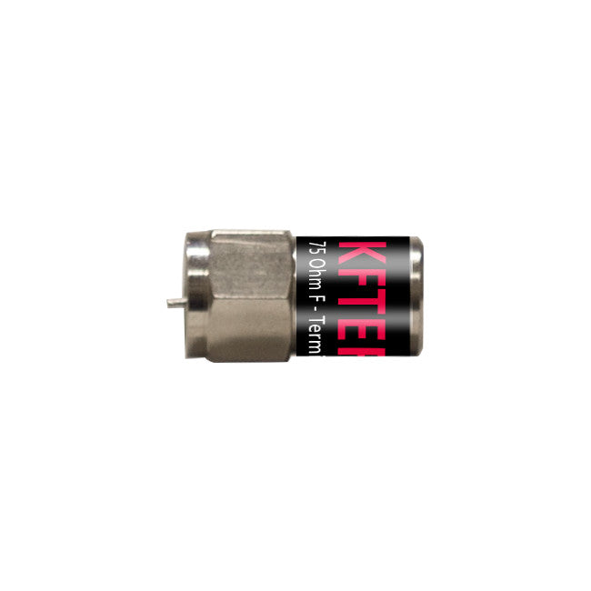 KFTERM01 75 OHM F-TERMINATOR DC BLOCKING FOX APP: F30999 KINGRAY KFTERM01