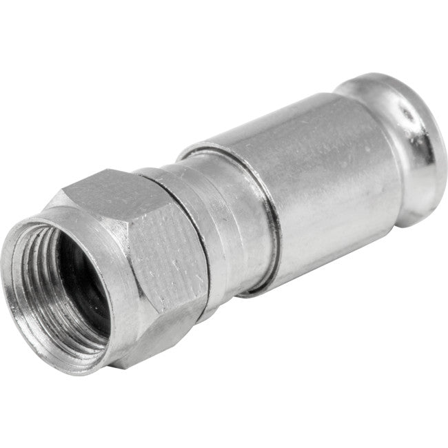 PR1014 'F' COMPRESSION RG6QUAD PLUG NO INNER LINER TYPE FZ071-B