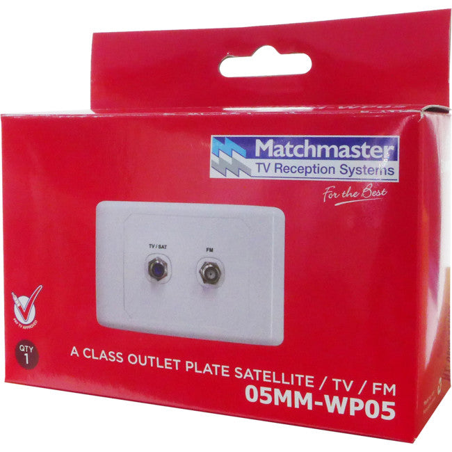 05MM-WP05 TV / SATELLITE AND FM PLATE 05MM-WP05 MATCHMASTER 05MM-WP05