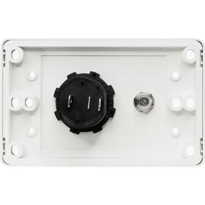 L1036 - ANTENNA AND POWER WALL PLATE - CARAVAN