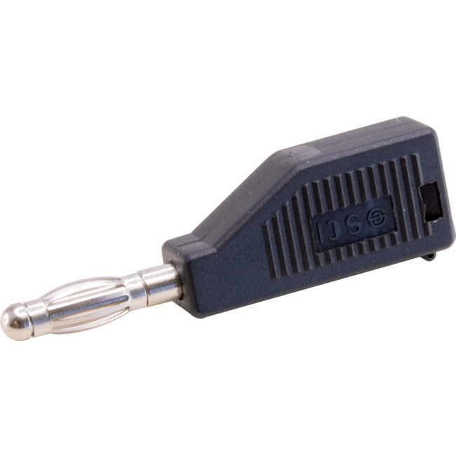 PW1615 4MM STACKING BANANA PLUG BLACK PLUG BLACK R8-19 BLK