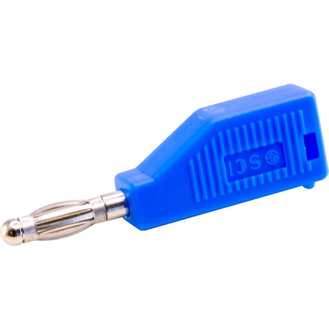 PW1617 4MM STACKING BANANA PLUG BLUE PLUG BLUE R8-19 BLUE
