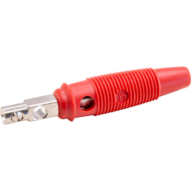 PW1702 4MM HIRSCHMANN BANANA PLUG PLASTIC - RED HIRSCHMANN 930-058-101