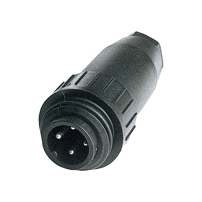 PW4304 - 4 PIN IP67 POWER LINE PLUG - WEATHER PROOF AMPHENOL - AMPHENOL