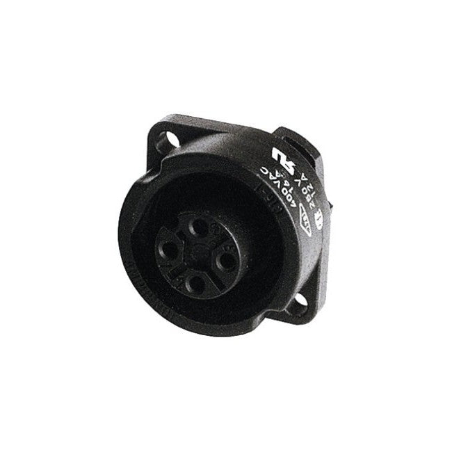PW4454 - 4 PIN IP67 POWER PANEL SOCKET - WEATHER PROOF AMPHENOL - AMPHENOL