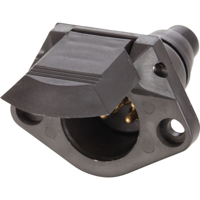 PS2056 7 PIN SMALL ROUND SOCKET TRAILER PS2056