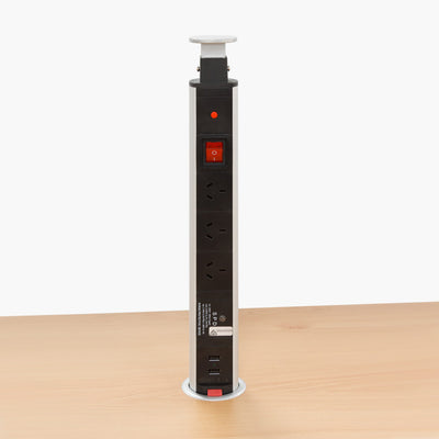 EPS012 DESK TOP POP UP POWER STRIP ERGOVIDA ERGOVIDA 33531210