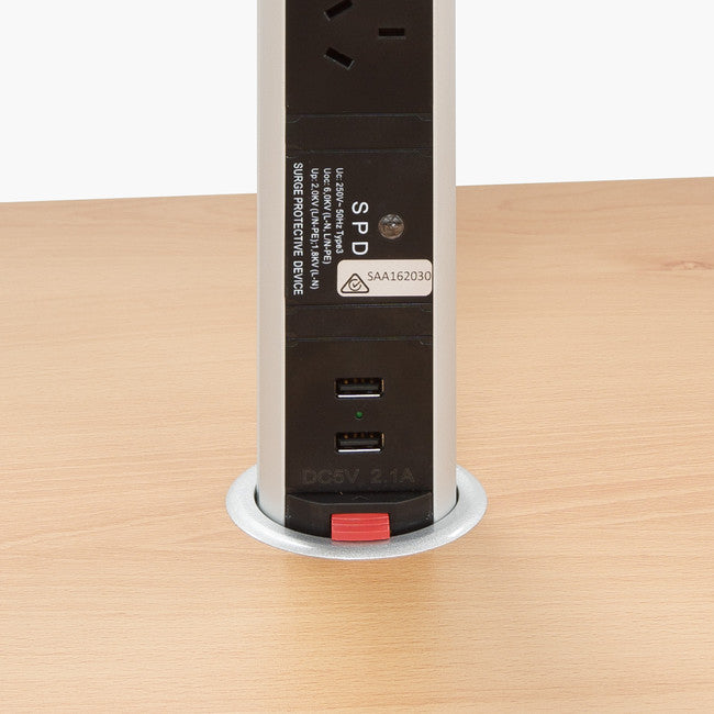 EPS012 DESK TOP POP UP POWER STRIP ERGOVIDA ERGOVIDA 33531210