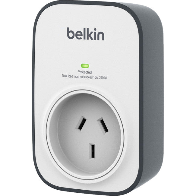 SURGEC 1 OUTLET WALL SURGE PROTECTOR SURGECUBE BELKIN BSV102AU