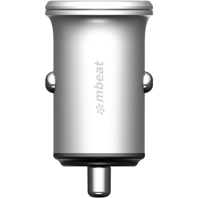 C248 MINI CIG DUAL USB CAR CHARGER 2XUSB 5V 2.4A ALUMINIUM MBEAT MB-CHGR-C248