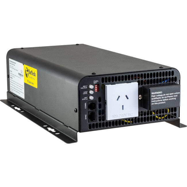 INVTPS1012 1000W TRUE SINE WAVE INVERTER 12VDC TO 240VAC PURE SINE TORTECH INVTPS1012
