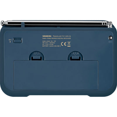 DPR76IB DAB+ / FM PORTABLE RADIO INK BLUE SANGEAN DPR76-IB