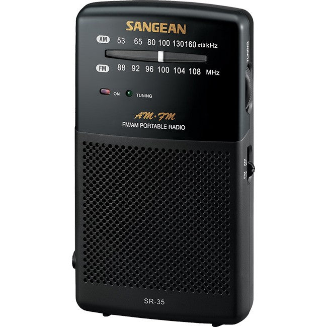 SR35 AM/FM POCKET RADIO BLACK SANGEAN SR-35