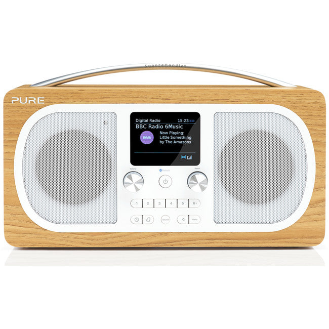 EVOKEH6 STEREO DAB+ FM RADIO OAK BLUETHOOTH FULL COLOUR DISPLAY PURE 151107