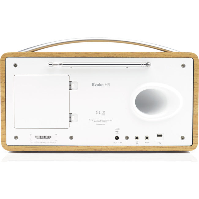 EVOKEH6 STEREO DAB+ FM RADIO OAK BLUETHOOTH FULL COLOUR DISPLAY PURE 151107