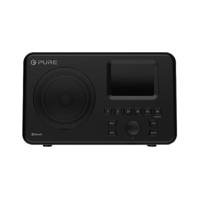 ELANONEBL PORTABLE DAB+ RADIO WITH USB BLACK PURE 248309