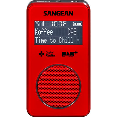 DPR35R RED DAB+ FM-RDS POCKET RADIO SANGEAN SANGEAN DPR35 RED