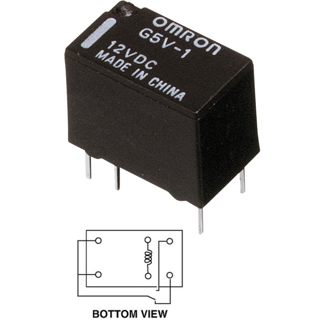 FBR211CD012 12V DC 2A MINI RELAY FUJITSU SINGLE POLE DOUBLE THROW OMRON G5V-1-12VDC