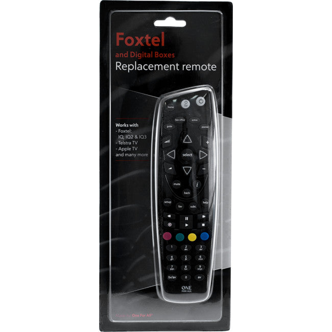 URC1669 F110 & F120 FOXTEL REPLACEMENT REMOTE ONE FOR ALL UE-URC1669